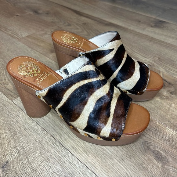 NWOB Vince Camuto Haydorn 3 platform slide wedge - Size 7.5 - Picture 11 of 13